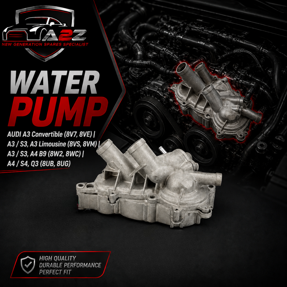 Water Pump WP6137 04E121600AG Compatible With AUDI A3 Convertible (8V7, 8VE) | A3 / S3, A3 Limousine (8VS, 8VM) | A3 / S3, A4 B9 (8W2, 8WC) | A4 / S4, Q3 (8UB, 8UG) (CONTINENTAL)