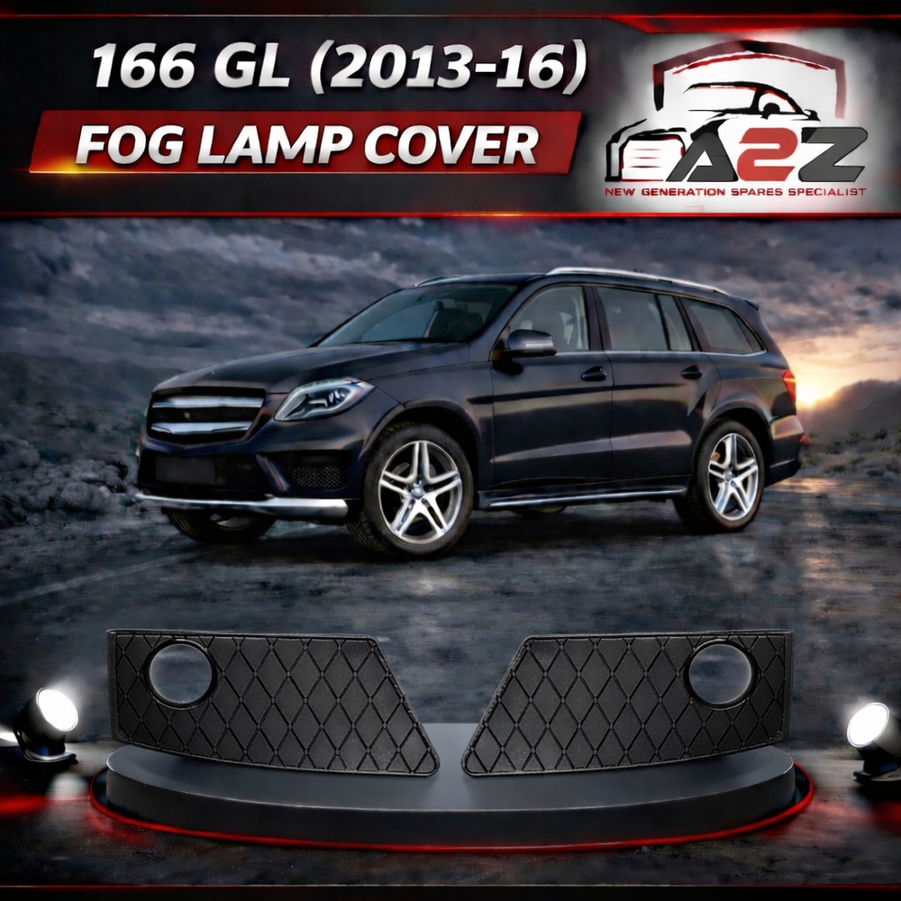 Fog Lamp Cover Left 1668851322 & Right 1668851422 Compatible With Mercedes-Benz  GL-Class (X166) Tag No.223