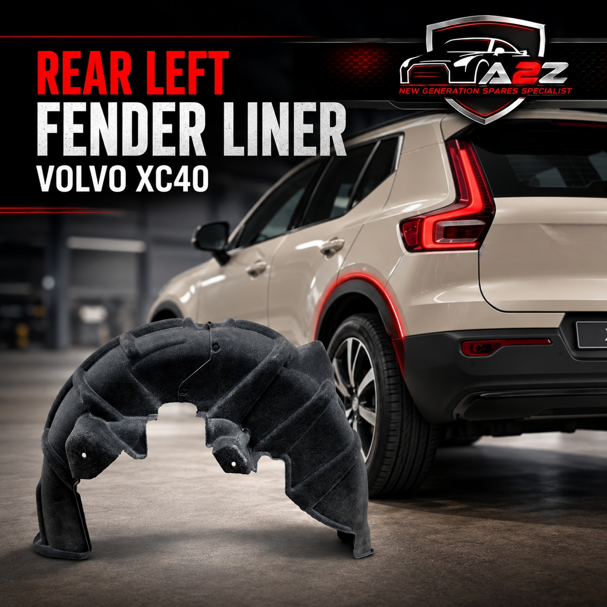 Rear Left Fender Liner 32289665 Compatible With VOLVO XC40 Tag-FEV-15