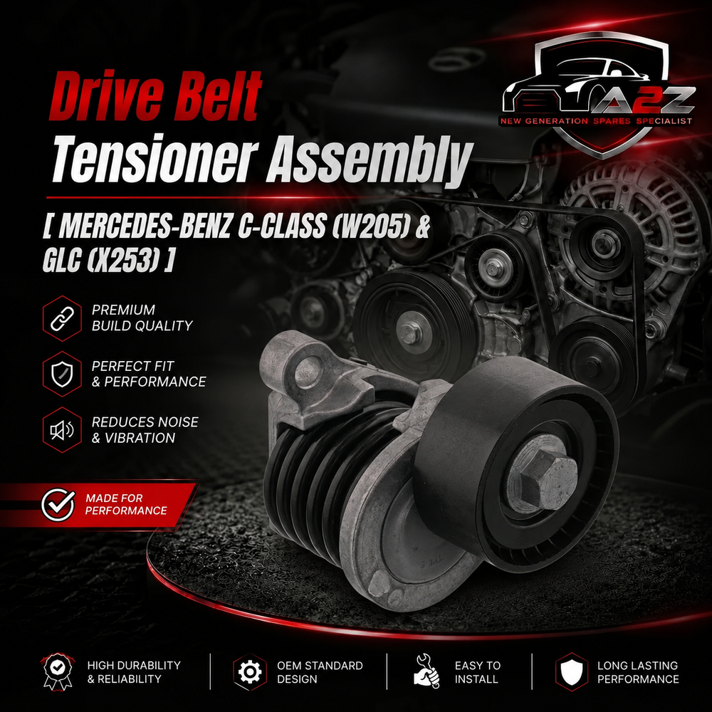 Belt Tensioner With Pulley 6512002270 6512002470 6512002570 Compatible With MERCEDES-BENZ C-CLASS (W205) & GLC (X253) Tag no : 16