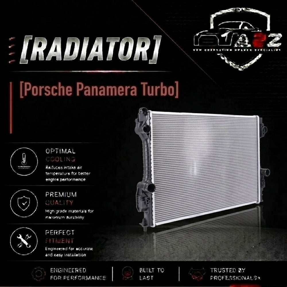 Radiator 63779 97010613102 97010613103 Compatible With Porsche Panamera Turbo