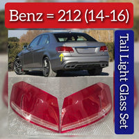 Tail Light Glass Compatible With Mercedes Benz 212 (2014-2016)