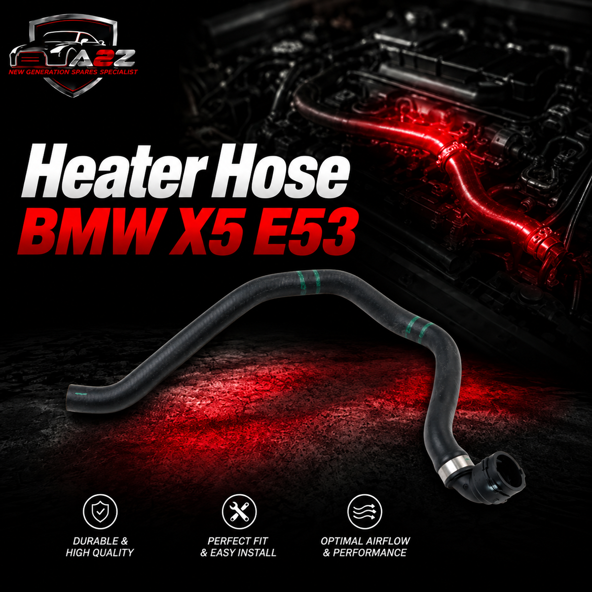 Heater Hose 64218409066 Compatible With BMW X5 E53