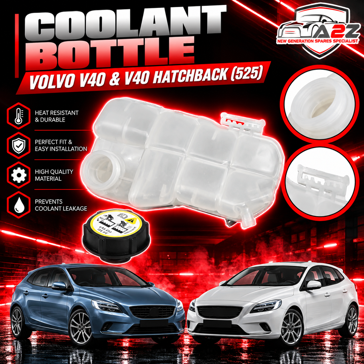 Coolant Bottle 31338764 For VOLVO & Volvo V40 & V40 Hatchback (525) Tag No.86
