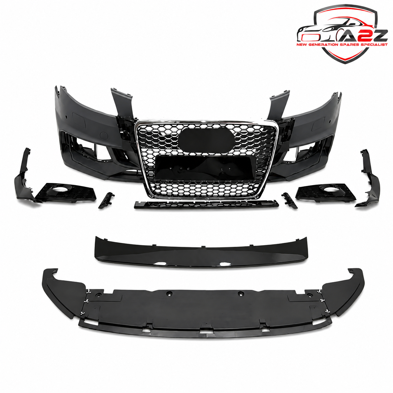 Front Bumper Kit Compatible With Audi A4 B8 To RS4  {2008-2012} FBK.8