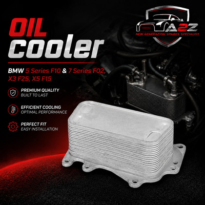 Oil Cooler 11428510856 8510856 11428580681  For BMW 5 Series F10 & 7 Series F02, X3 F25, X5 F15 Tag-O-03/05
