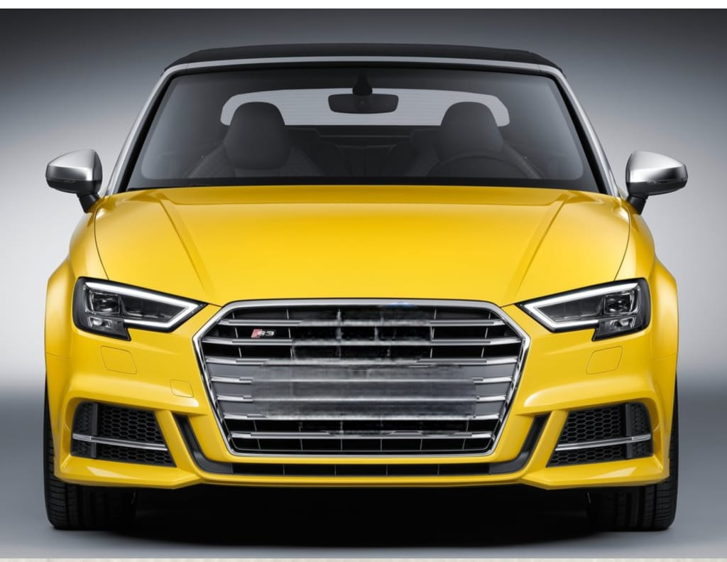 S3 Matt Grey Upgrade Show Grill Compatible With Audi A3(2017-20) Tag No.96