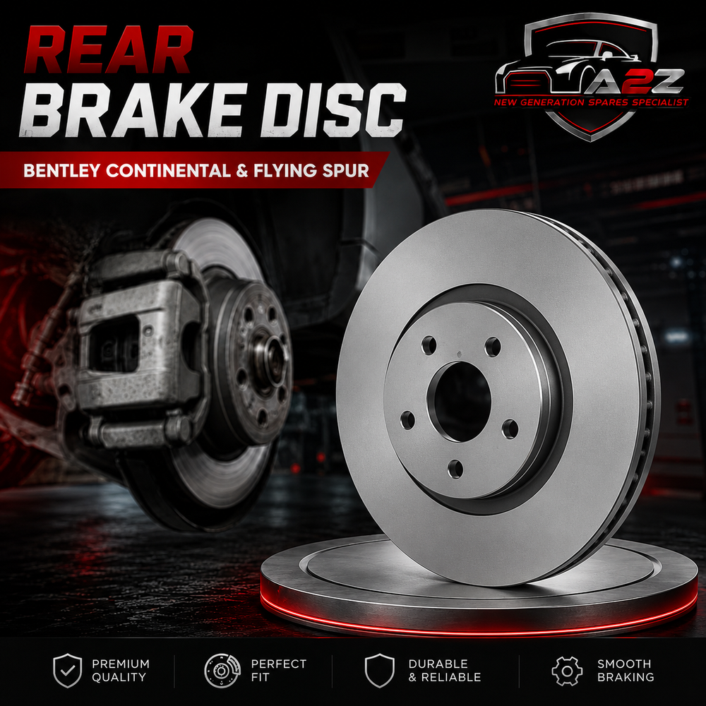 Rear Brake Disc Set 3W0615601G Compatible With BENTLEY CONTINENTAL & FLYING SPUR