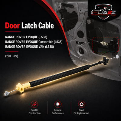 Door Latch Cable LR025409 Compatible With RANGE ROVER EVOQUE (L538) RANGE ROVER EVOQUE Convertible (L538) RANGE ROVER EVOQUE VAN (L538)