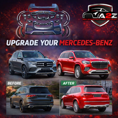 A To Z Compatible With Mercedes Benz Gls W167 X167 (2019-2024) Upgraded Facelift Body Kit Bumper Maybach Style 2024 CC-4963 (Shipping Cost Not Included In Price)