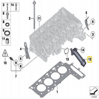 Coolant Flange Pipe 11127810707 11127810712 For BMW 3 Series E90 F30 & 5 Series F10, 7 Series F02, X1 E84, X3 F25, X5 F15 & MINI COUNTRYMAN R60 Tag-E-78