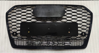 S6 Matt Grey Upgrade Show Grill Compatible With Audi = A6 (2005-11) Tag No.45