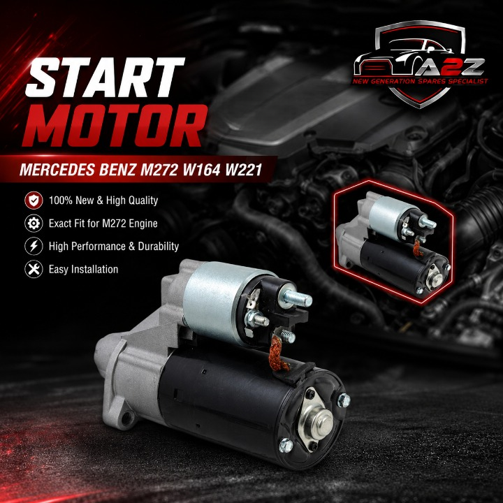 Engine Starter Motor 0061513701 Compatible With Mercedes Benz M272 W164 W221