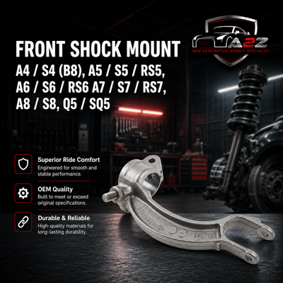 Front Shock Mount 8K0413038 8K0413038L Compatible With A4 / S4 (B8), A5 / S5 / RS5, A6 / S6 / RS6 A7 / S7 / RS7, A8 / S8,  Q5 / SQ5