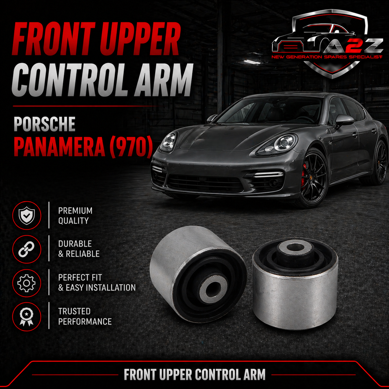 Front Upper Control Arm 97034105122 97034105123 Compatible With PORSCHE PANAMERA (970)