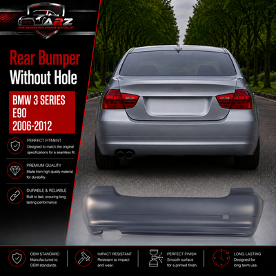Rear Bumper Without Hole 51127202694 Compatible With BMW  BMW 3 SERIES E90 2006-2012 Tag No.110B