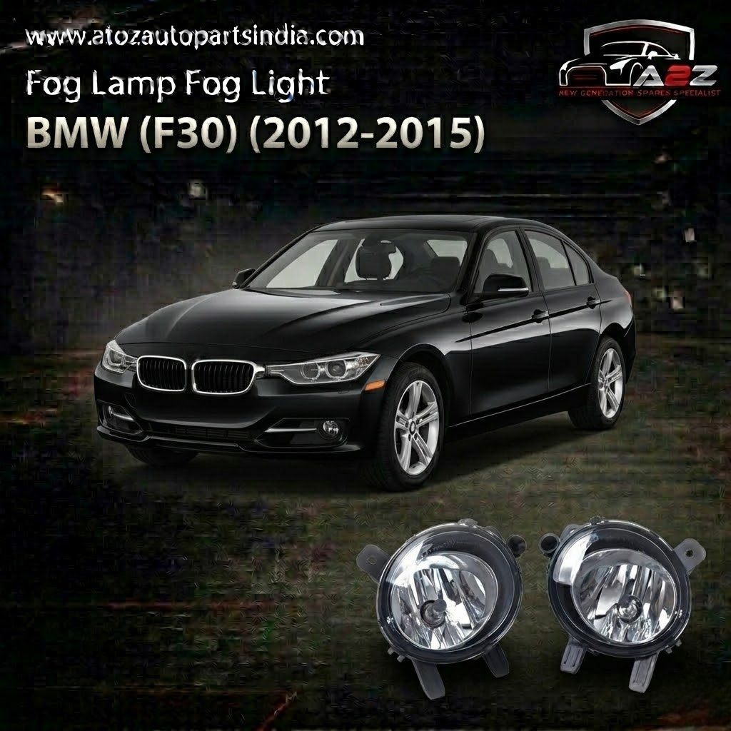 Fog Lamp Set Left 63177248911 & Right 63177248912 Compatible With BMW 3 Series (F30) (2012-2015) Tag No.66