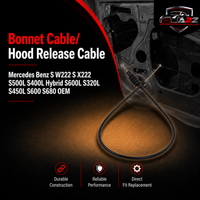 Bonnet Cable/ Hood Release Cable A2228800159 Compatible With Mercedes Benz S W222 S X222 S500L S400L Hybrid S600L S320L S450L S600 S680 OEM