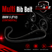 Multi Rib Belt 8PK1785 11287628658 Compatible With BMW 5 (F10) (CONTINENTAL)