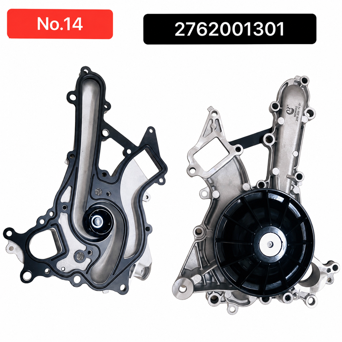 Water Pump 2762000401 2762001301 2762001501 Compatible With MERCEDES-BENZ CLS C218 Tag-W-14