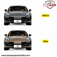 Front Bumper Kit Compatible With Porsche Panamera 970 2009-2016 Upgrade To 2017 Turbo 7 Style  (Shipping Cost Not Included In Price)