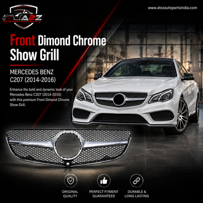 Front Dimond Chrome Show Grill 2078803283 A2078803283 Compatible With MERCEDES BENZ E-CLASS C207 (2014-2016) Tag No.161