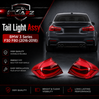 Tail Light Rear Lamp Compatible With BMW 3 Series F30 F80 (2016-2018) Tail Light Rear Lamp Left 63217369117 & Right 63217369118 Tag-TLB-55