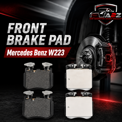 Front Brake Pad Set 0004203903 Compatible With Mercedes Benz W223
