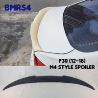 Rear Bumper Spoiler M4 Style BMRS4 Compatible With BMW F30 (2012-18)