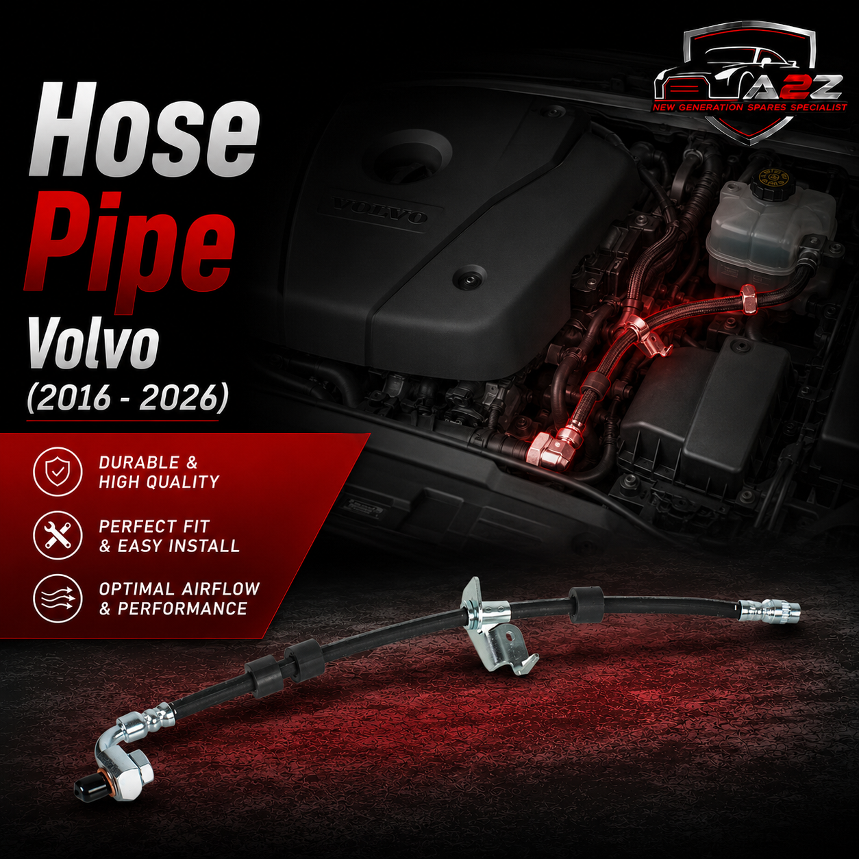 Front Brake Hose Pipe 32246007 & 31658930 & 31362616 Compatible With Volvo Tag No:714