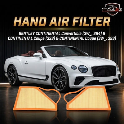 Hand Air Filter 3W0129620B & LX1091 Compatible With BENTLEY CONTINENTAL Convertible (3W_, 394) & CONTINENTAL Coupe (3S3) & CONTINENTAL Coupe (3W_, 393)Tag 253