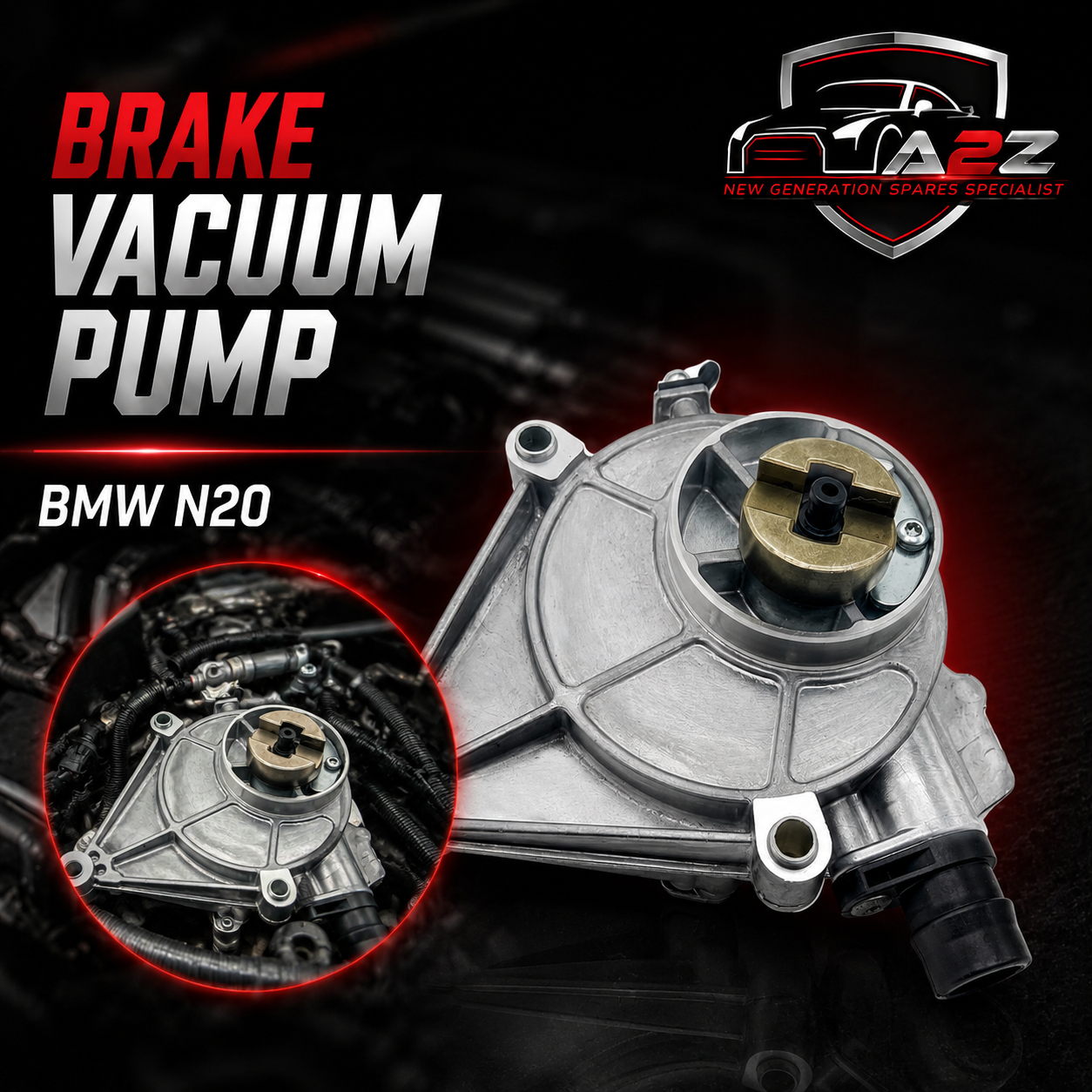 Brake Vacuum Pump 11667640279 Compatible With BMW N20