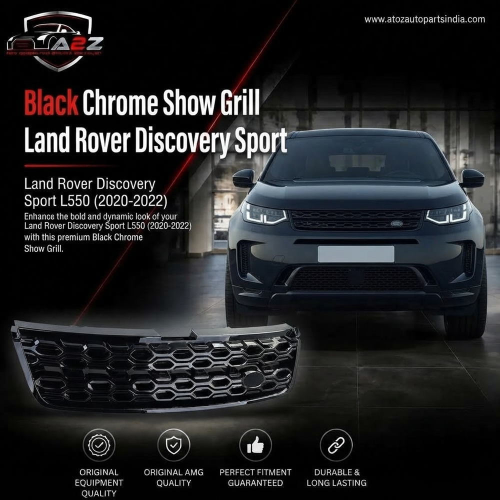 Black Chrome Show Grill Compatible With Land Rover Discovery Sport L550 (2020-22)Tag 12
