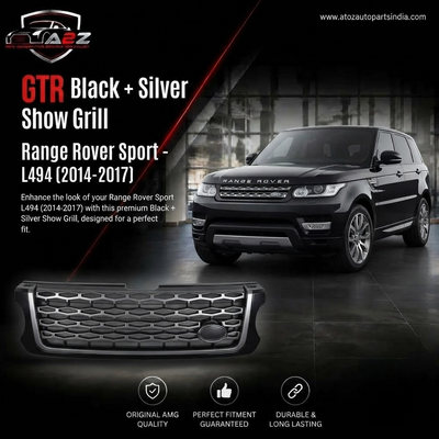Black + Silver Show Grill LR054765 Compatible With Range Rover Sport - L494 (2014-2017) Tag No.41