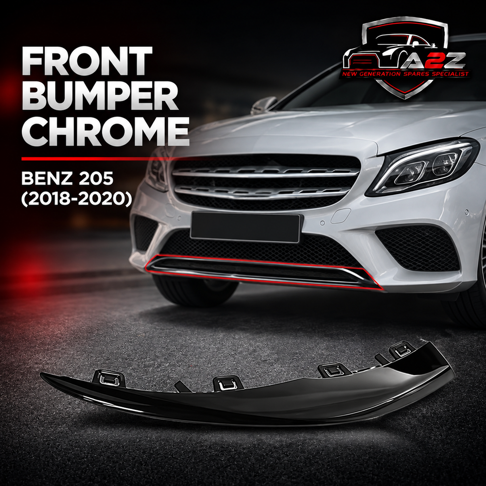 Front Bumper Chrome Left 2058858602 Right 2058858702 Compatible With Benz=205 (2018-2020) Tag No.222