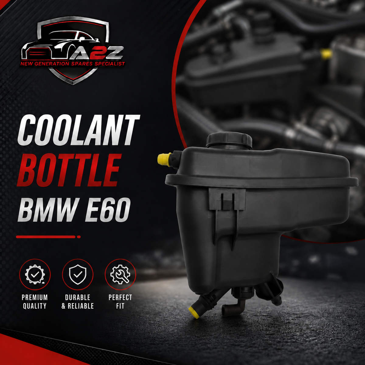 Coolant Bottle 17137800292 17137785013 Compatible With BMW 5 Series E60 Tag-B-07