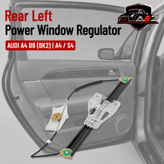 Rear Left Power Window Regulator 8K0839461 Compatible with AUDI A4 B8 (8K2) | A4 / S4