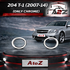 Fog Lamp Chrome Trim Ring Left 2048850574 & Right 2048850674 Compatible With Mercedes Benz C-CLASS W204 (2007-2014) Tag No.254