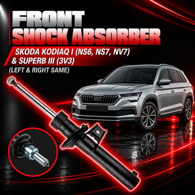 Front (Left & Right Same)  Shock Absorber 5QF413031AN 5QF413031AP Compatible With SKODA KODIAQ I (NS6, NS7, NV7) & SUPERB III (3V3) (1PCS)