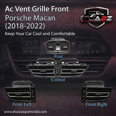 Ac Vent Grille Front Left 95B819701H & Right 95B819702H & Center 95B819110D & Rear 95B819203H Compatible With Porsche Macan (2018-2022)