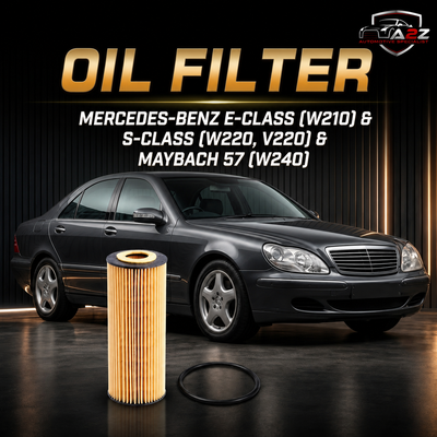 Oil Filter  E155H D122 & A2781800009 &  OX1162D Compatible With MERCEDES-BENZ E-CLASS (W210) & S-CLASS (W220, V220) & MAYBACH 57 (W240)Tag 264