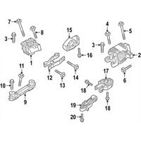 Torque Mount 32222105 Compatible With VOLVO XC40 (536)
