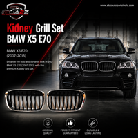 Kidney Grill Set 51137157688=R.H,& 51137157687=L.H Compatible With BMW X5 E70 Tag 42