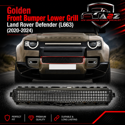 Golden Front Bumper Lower Grill LR133561 Compatible With Land Rover Defender (L663) (2020-2024) Tag No.36