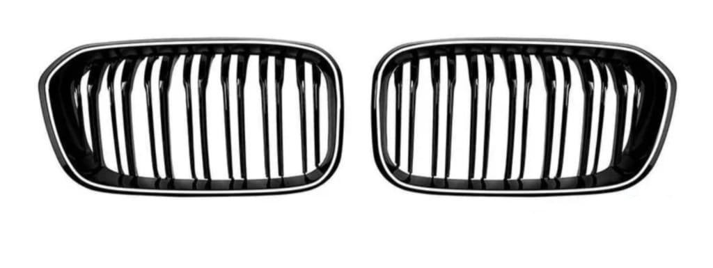 Double Line Show Grill With LED Light Compatible With  BMW =F20 (2015-18) No.3