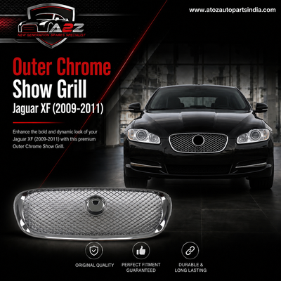 Outer Chrome Show Grill C2Z148921 Compatible With Jaguar XF (2009-2011) Tag No.2
