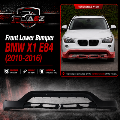 Front Lower Bumper 51117345032 51117345033 Compatible With BMW  X1 E84 (2010-2016) Tag No.417A