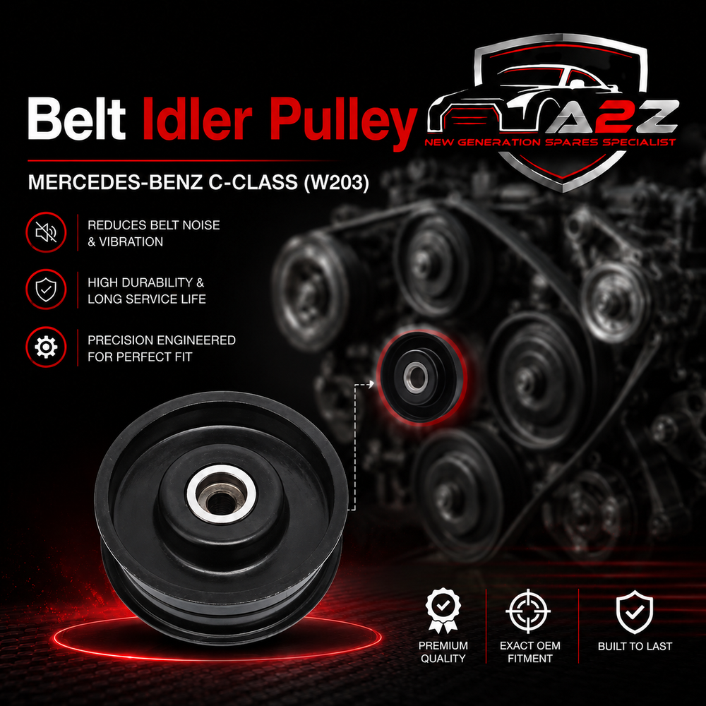 Belt Idler Pulley 2722021419 A2722021419 A2722021219 Compatible with MERCEDES-BENZ C-CLASS (W203) & C-CLASS (W204) & CLC-CLASS (CL203) E-CLASS (W211) & E-CLASS (W212) Tag no : 21