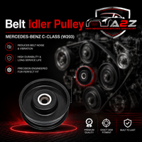 Belt Idler Pulley 2722021419 A2722021419 A2722021219 Compatible with MERCEDES-BENZ C-CLASS (W203) & C-CLASS (W204) & CLC-CLASS (CL203) E-CLASS (W211) & E-CLASS (W212) Tag no : 21