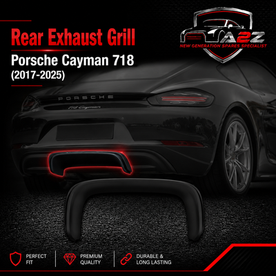 Rear Exhaust Grill 982815099 Compatible With Porsche Cayman 718 (2017-2025) Tag No.521